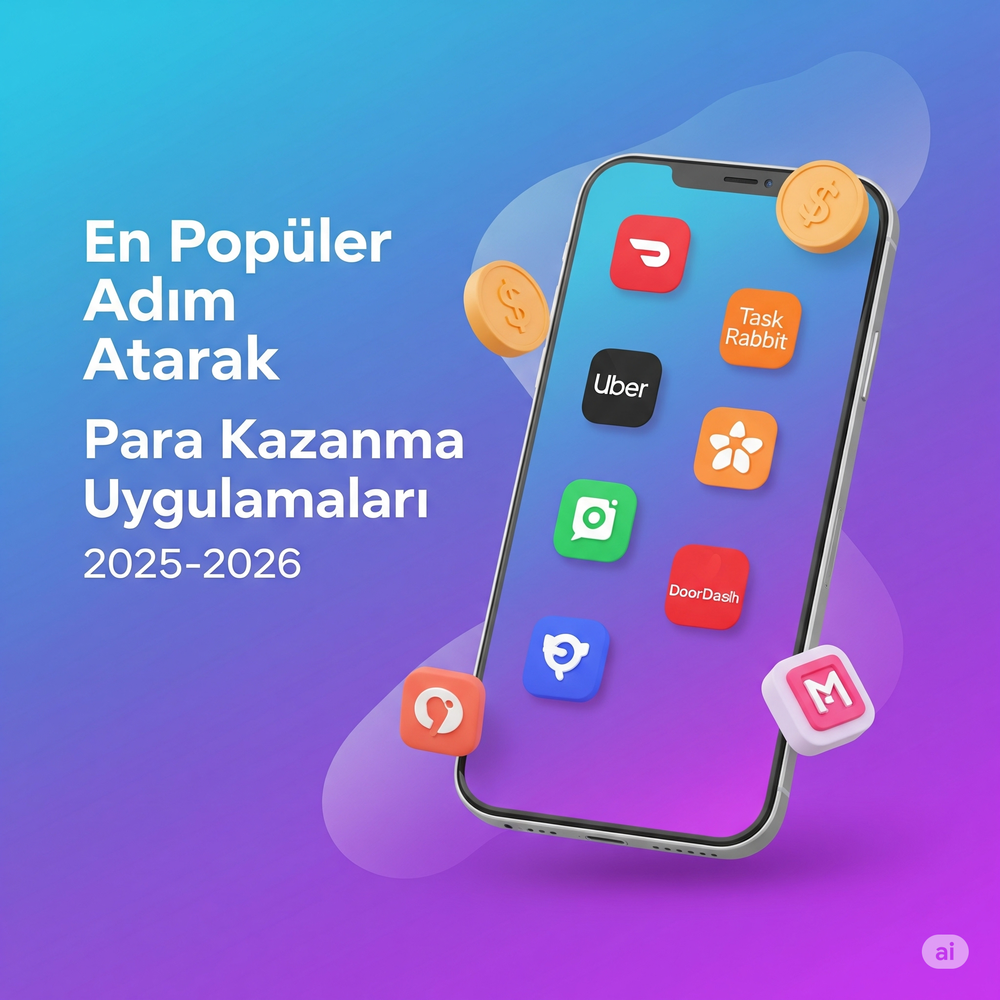 En Popüler Adım Atarak Para Kazanma Uygulamaları 2025-2026